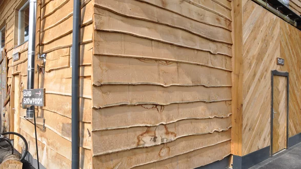 Mur avec revêtement en bois Stammdesign